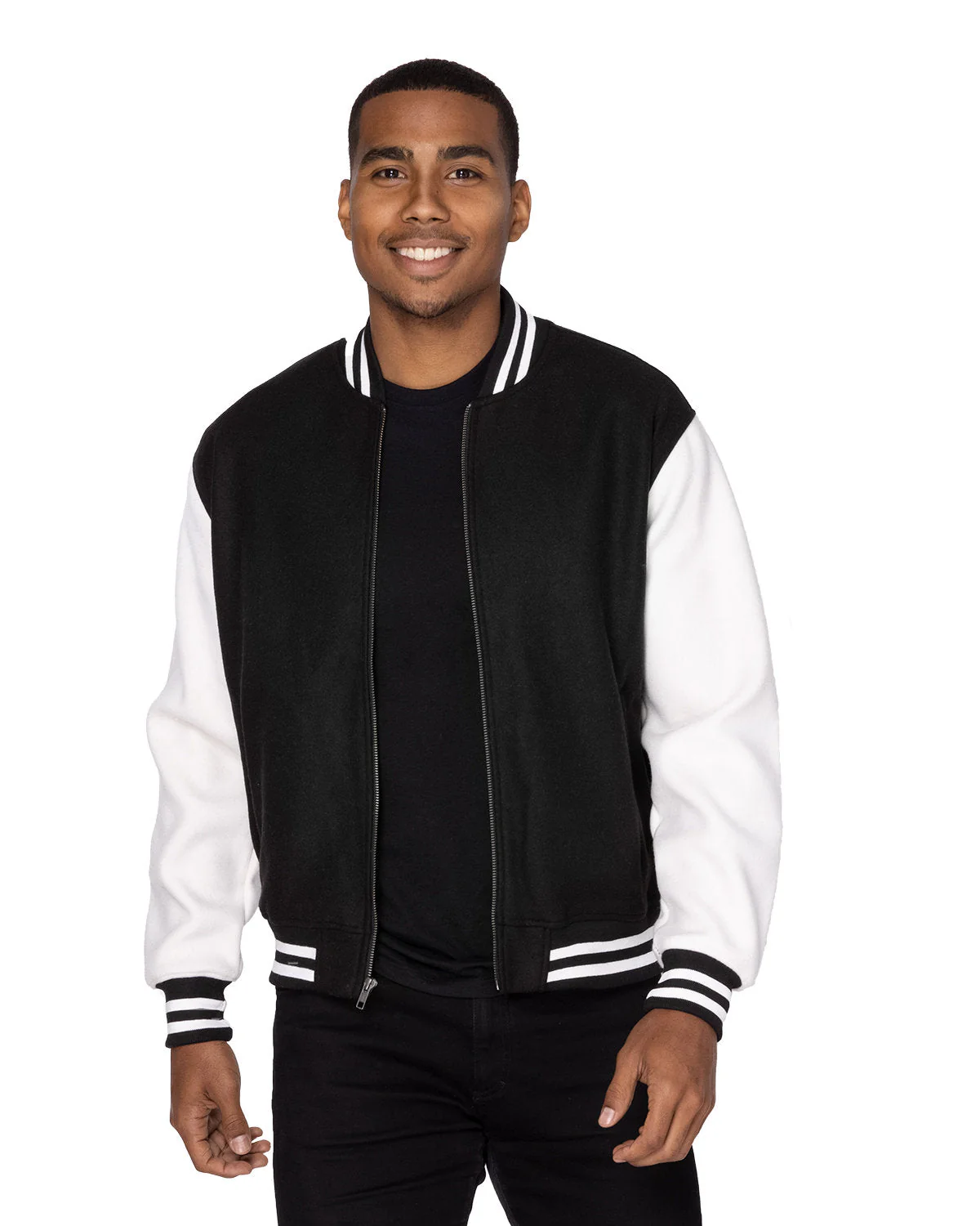 364J-Threadfast Apparel-BLACK/ WHITE - Cheap-Us