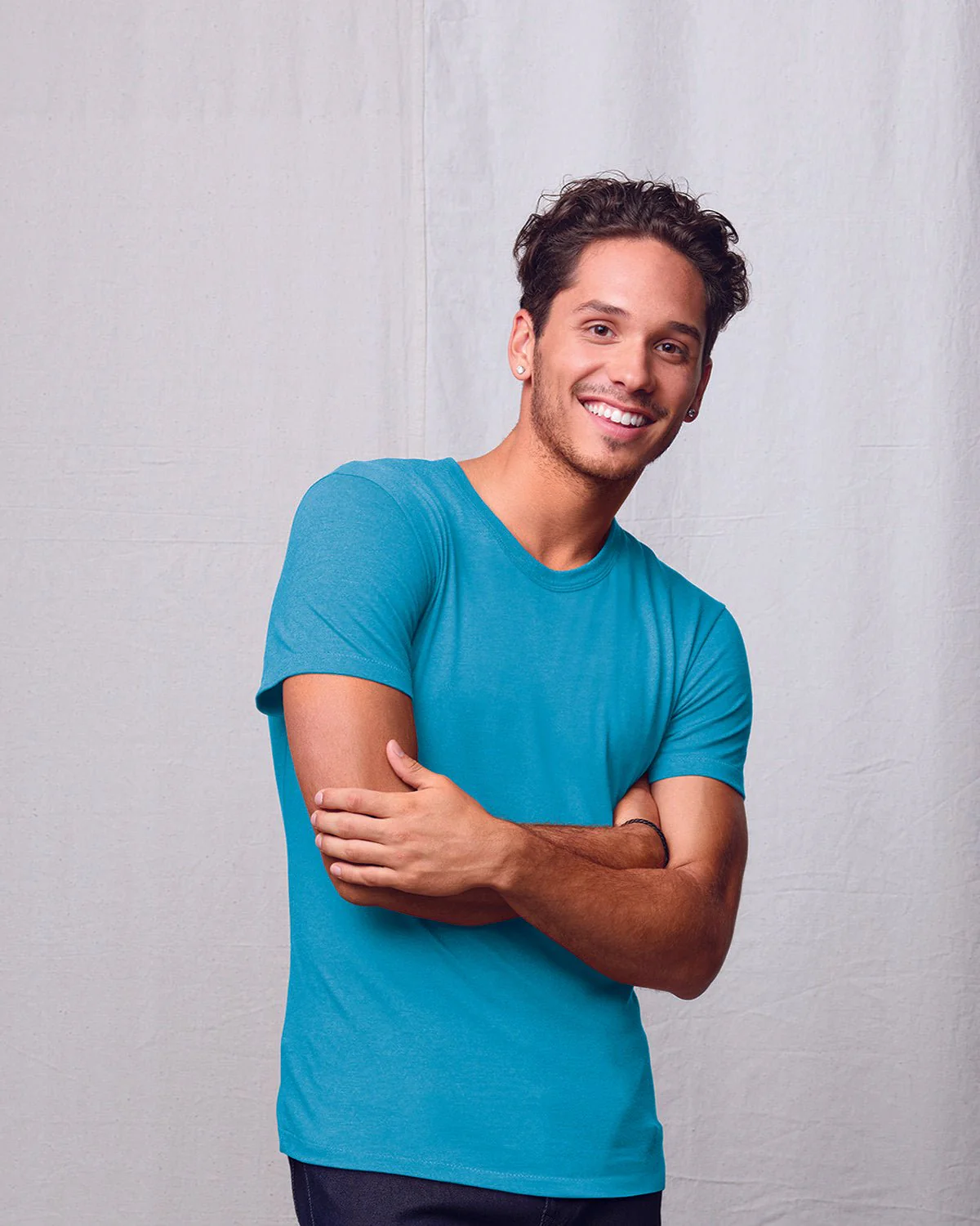 MO100-Hanes-TURQUOISE TRBLND - Cheap-Us