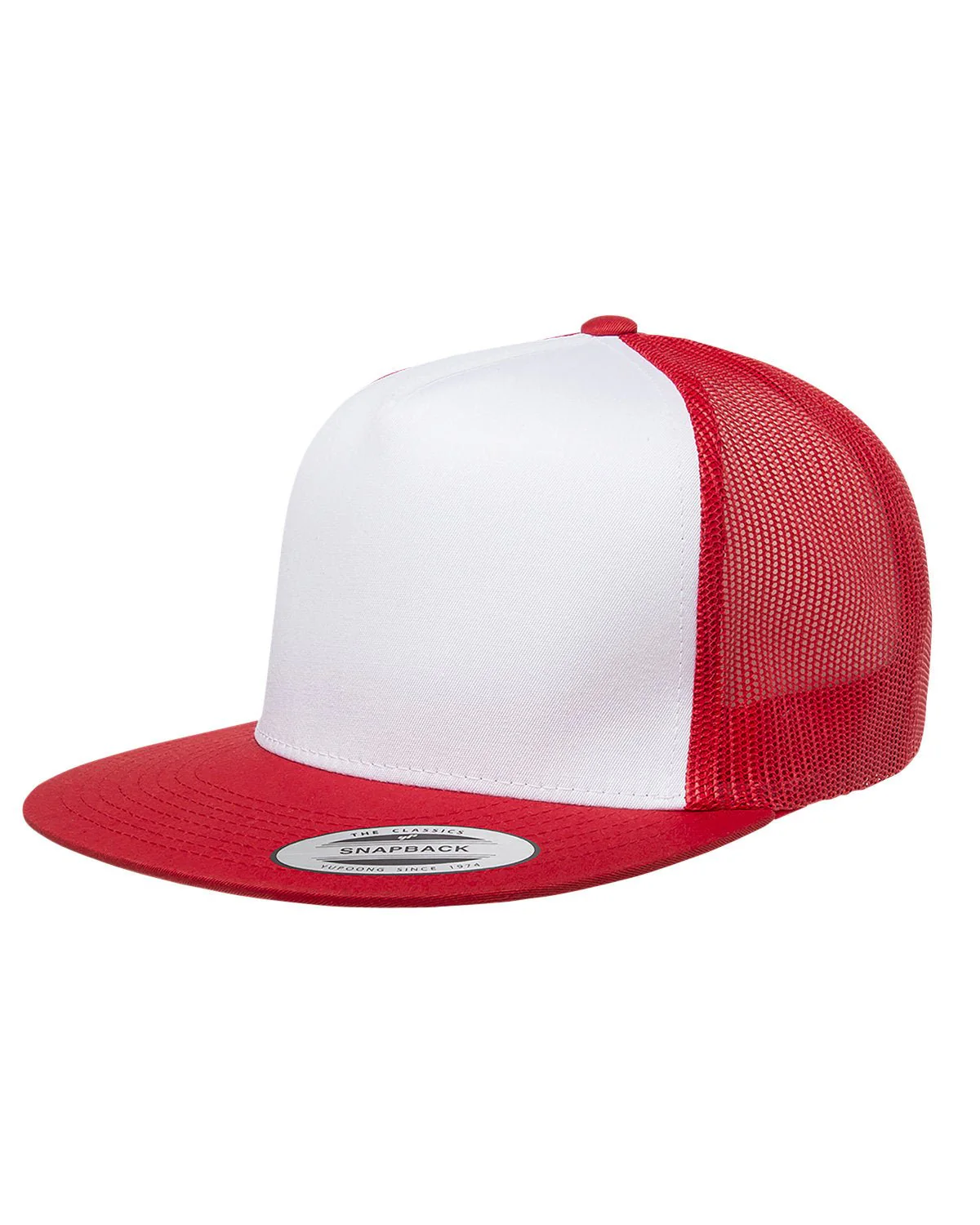 6006W-Yupoong-RED/ WHT/ RED - Cheap-Us