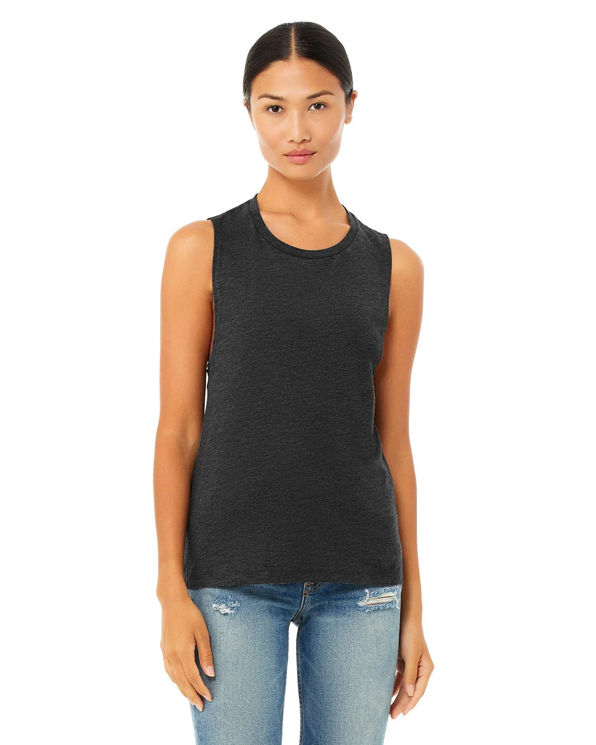 B8803-Bella + Canvas-DARK GRY HEATHER - Cheap-Us