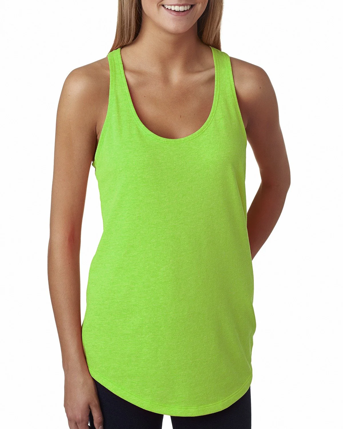 6933-Next Level Apparel-NEON HTHR GREEN - Cheap-Us