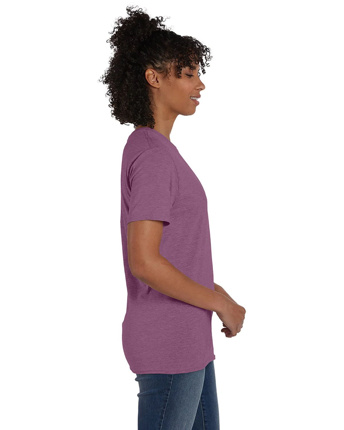 4980-Hanes-PURPLE RAIN HTHR - Cheap-Us