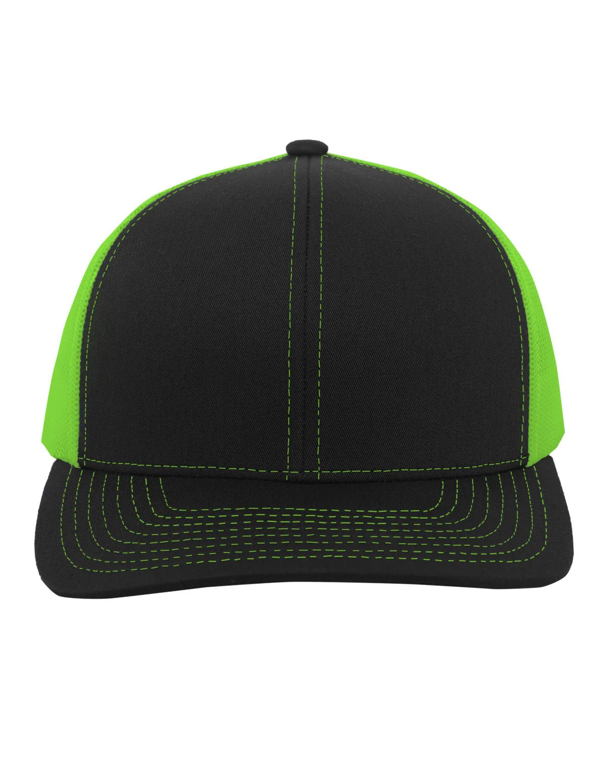104C-Pacific Headwear-BLACK/ NEON GRN - Cheap-Us