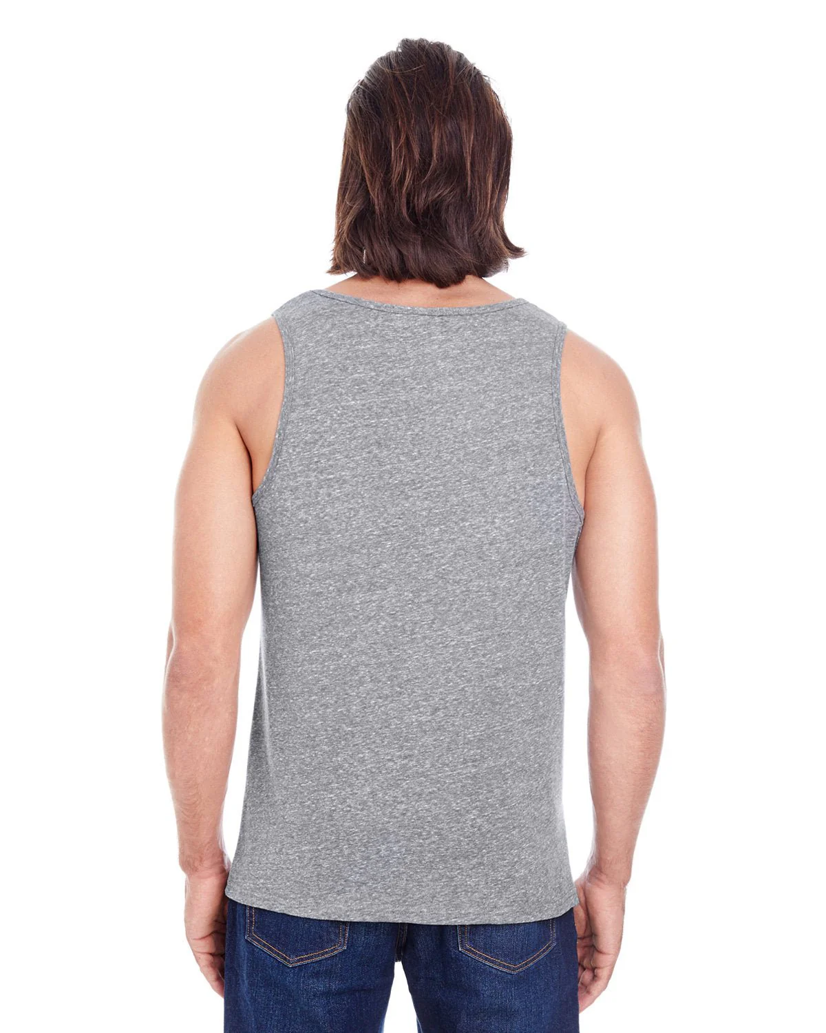 102C-Threadfast Apparel-GREY TRIBLEND - Cheap-Us