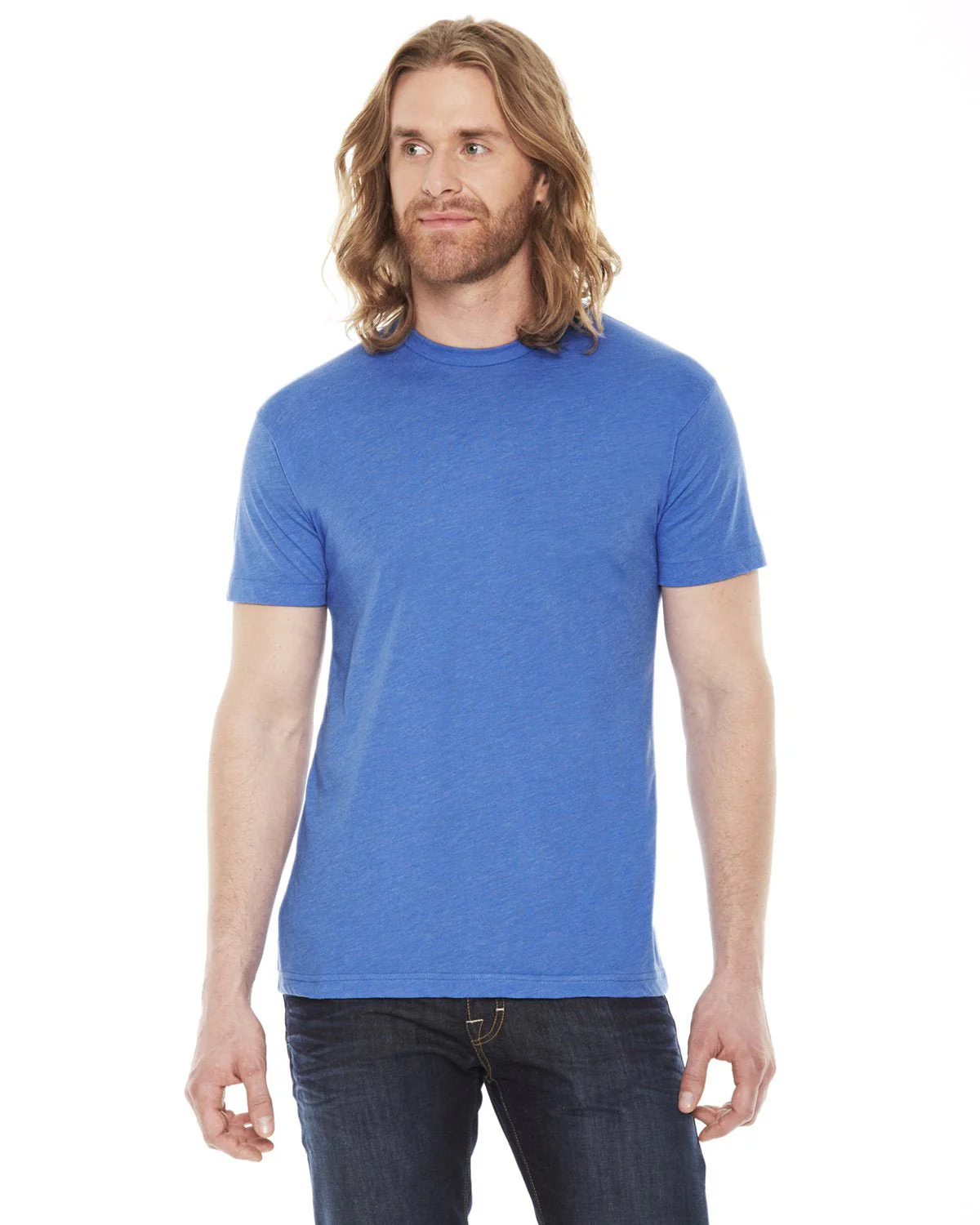 BB401-American Apparel-HTHR LAKE BLUE - Cheap-Us