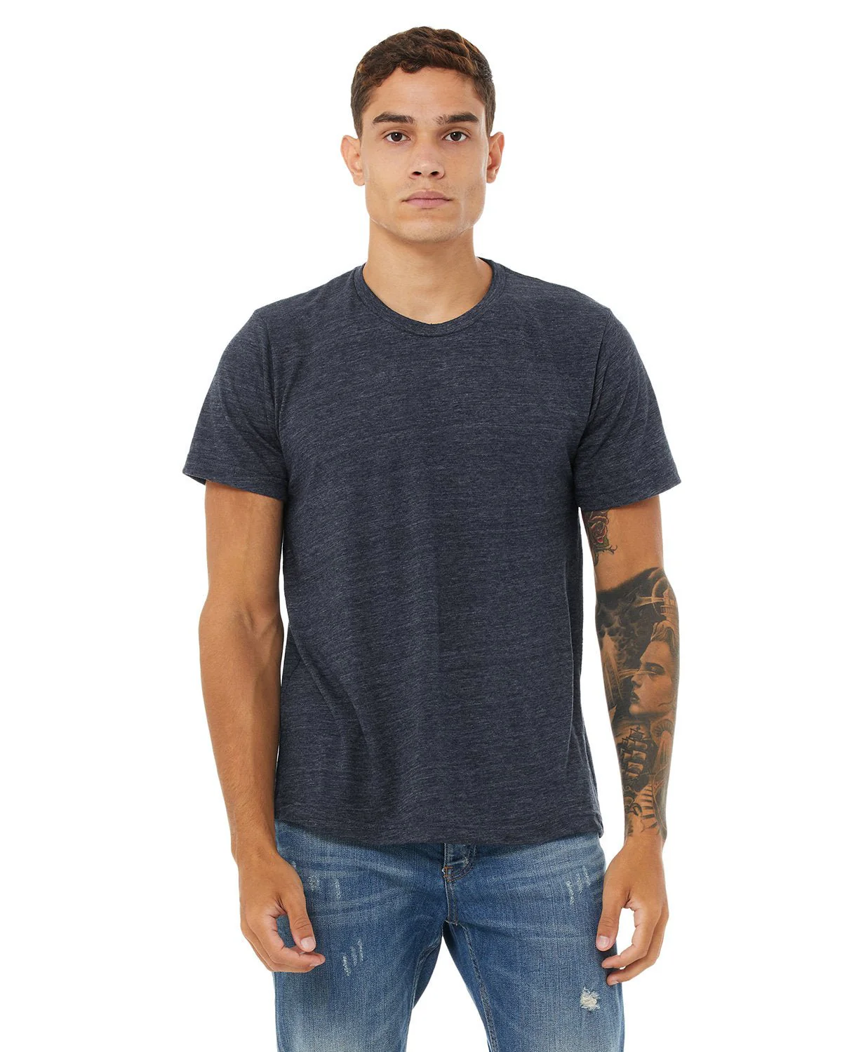 3650-Bella + Canvas-NAVY SLUB - Cheap-Us