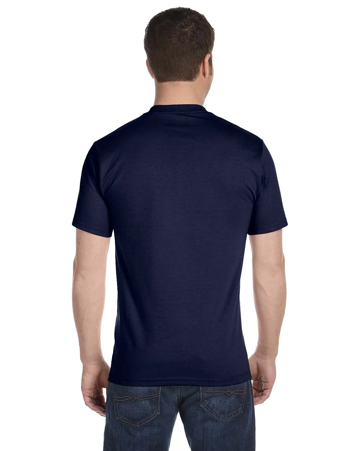 518T-Hanes-NAVY - Cheap-Us