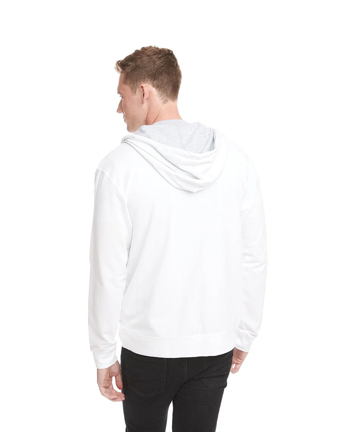 9601-Next Level Apparel-WHITE/ HTHR GRAY - Cheap-Us