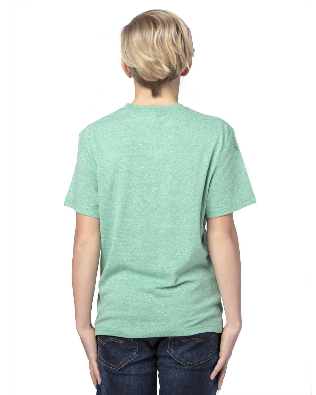 602A-Threadfast Apparel-GREEN TRIBLEND - Cheap-Us