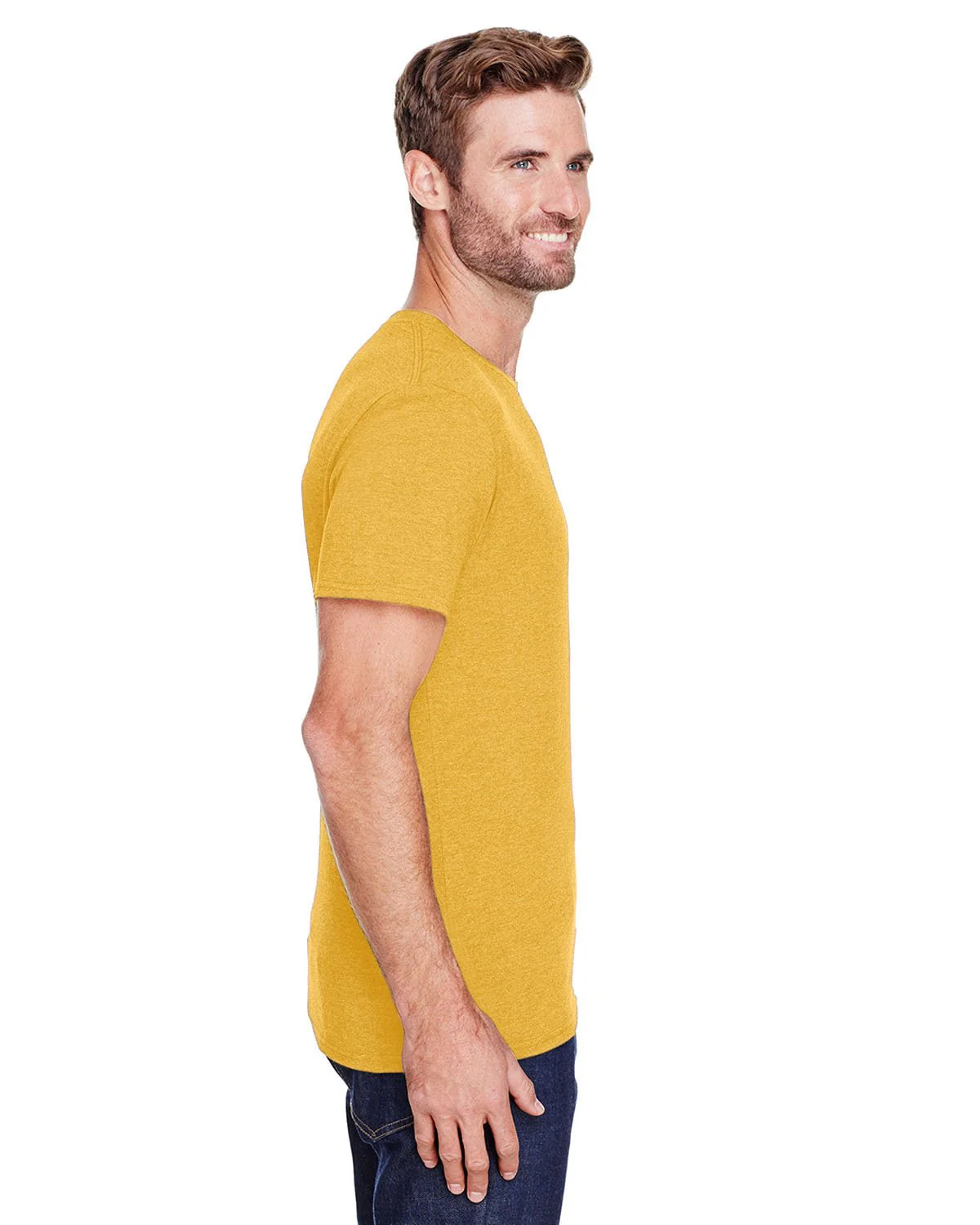 560MR-Jerzees-MUSTARD HEATHER - Cheap-Us