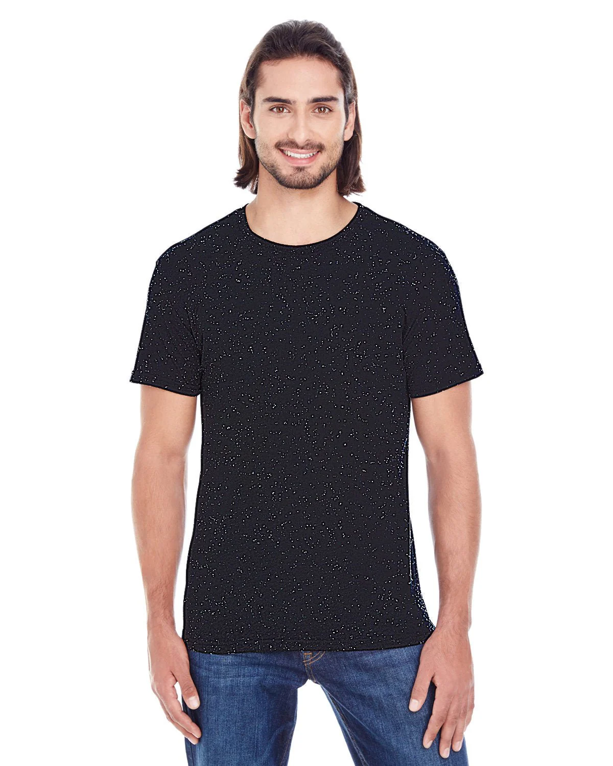 103A-Threadfast Apparel-BLACK FLECK - Cheap-Us
