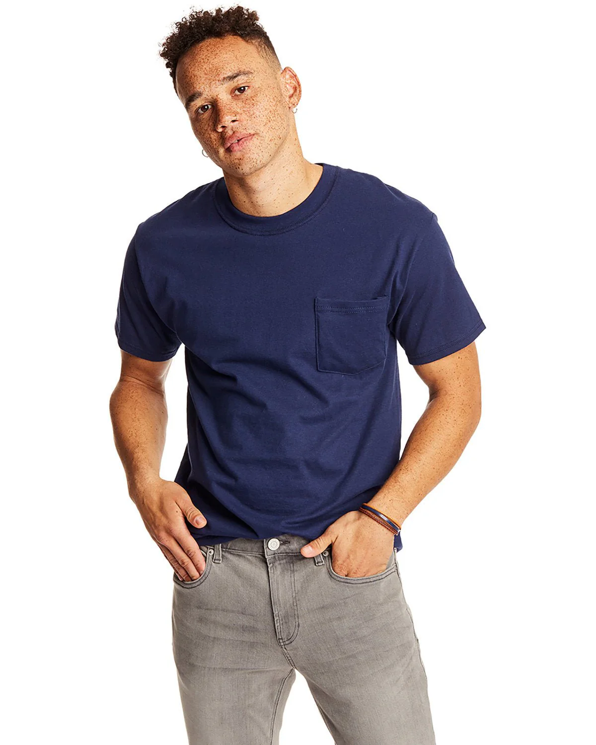 5190P-Hanes-NAVY - Cheap-Us