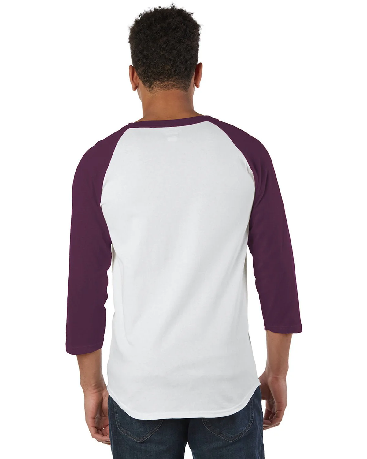 T1397-Champion-WHITE/ MAROON - Cheap-Us