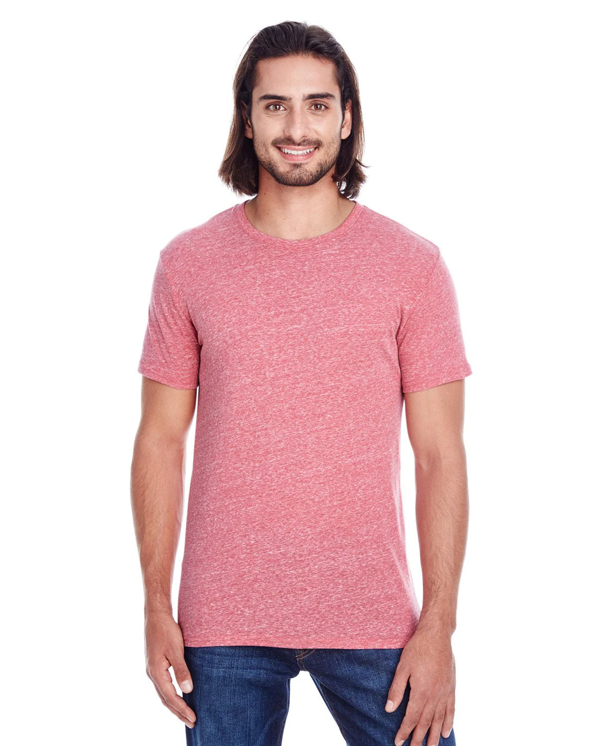 102A-Threadfast Apparel-RED TRIBLEND - Cheap-Us