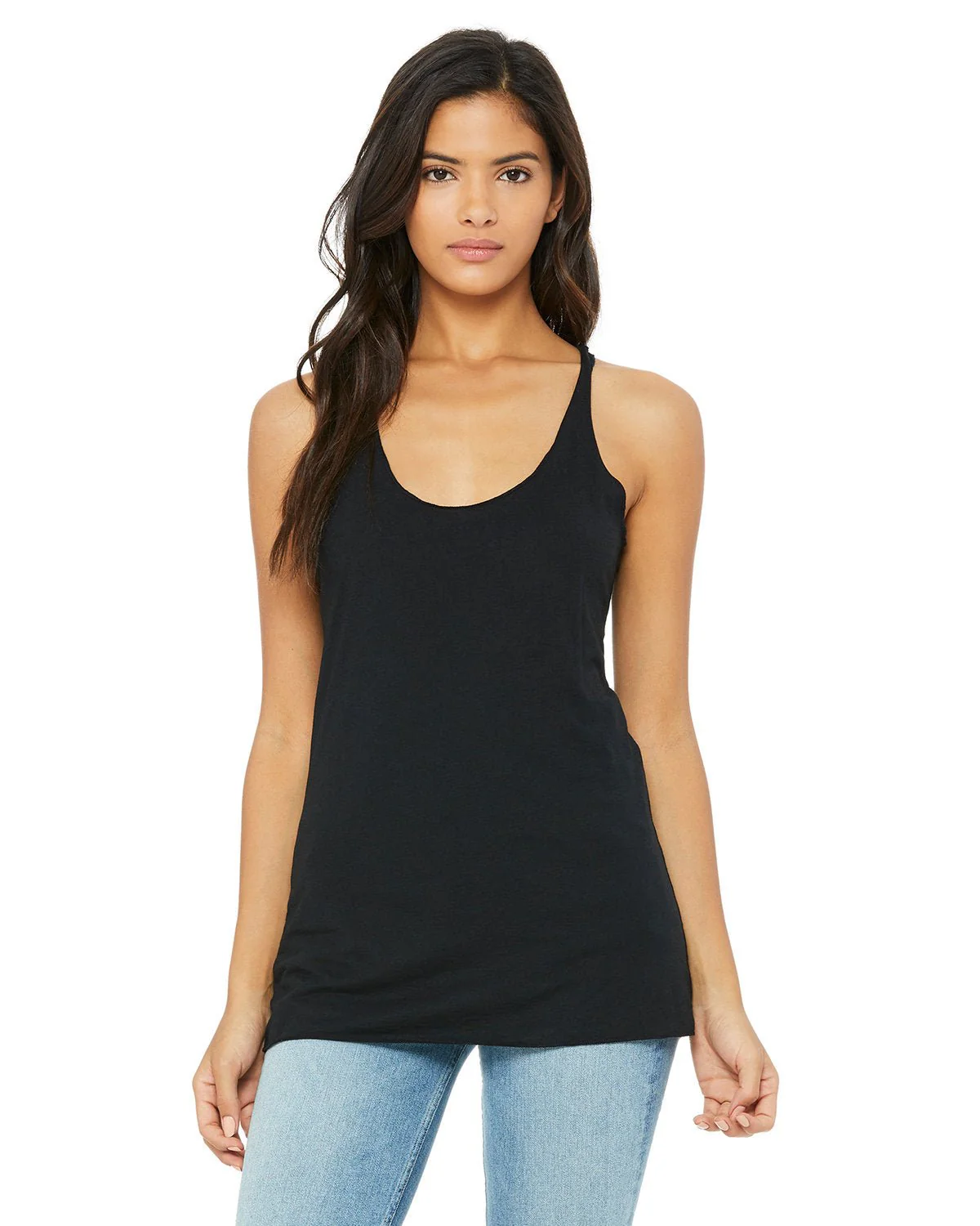 8430-Bella + Canvas-SOLID BLK TRBLND - Cheap-Us