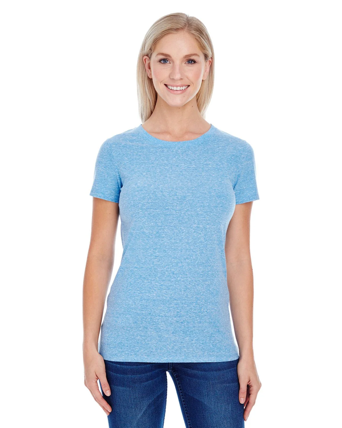 202A-Threadfast Apparel-ROYAL TRIBLEND - Cheap-Us