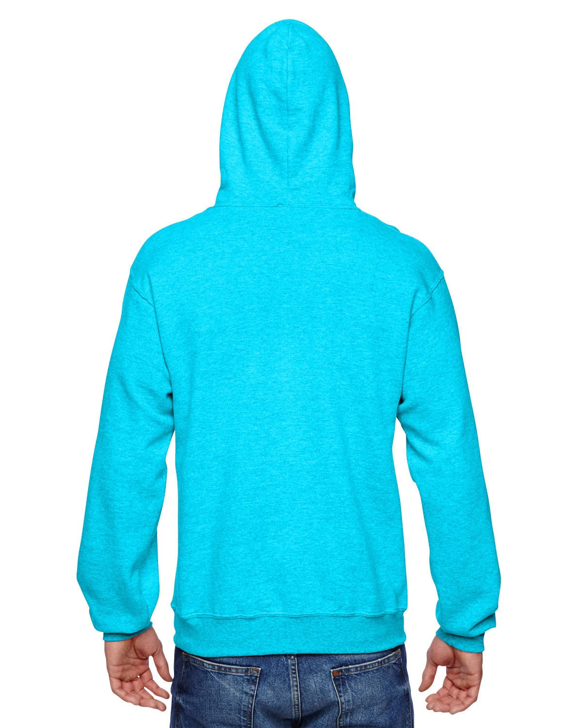 SF76R-Fruit of the Loom-CARIB BLUE HTHR - Cheap-Us