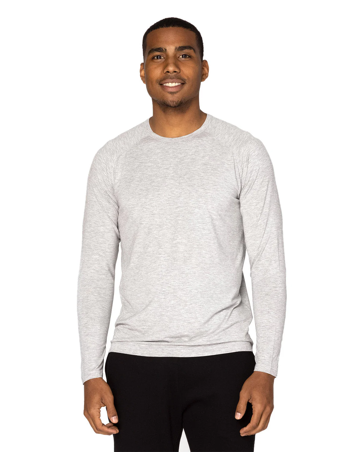 382LS-Threadfast Apparel-HEATHER GREY - Cheap-Us