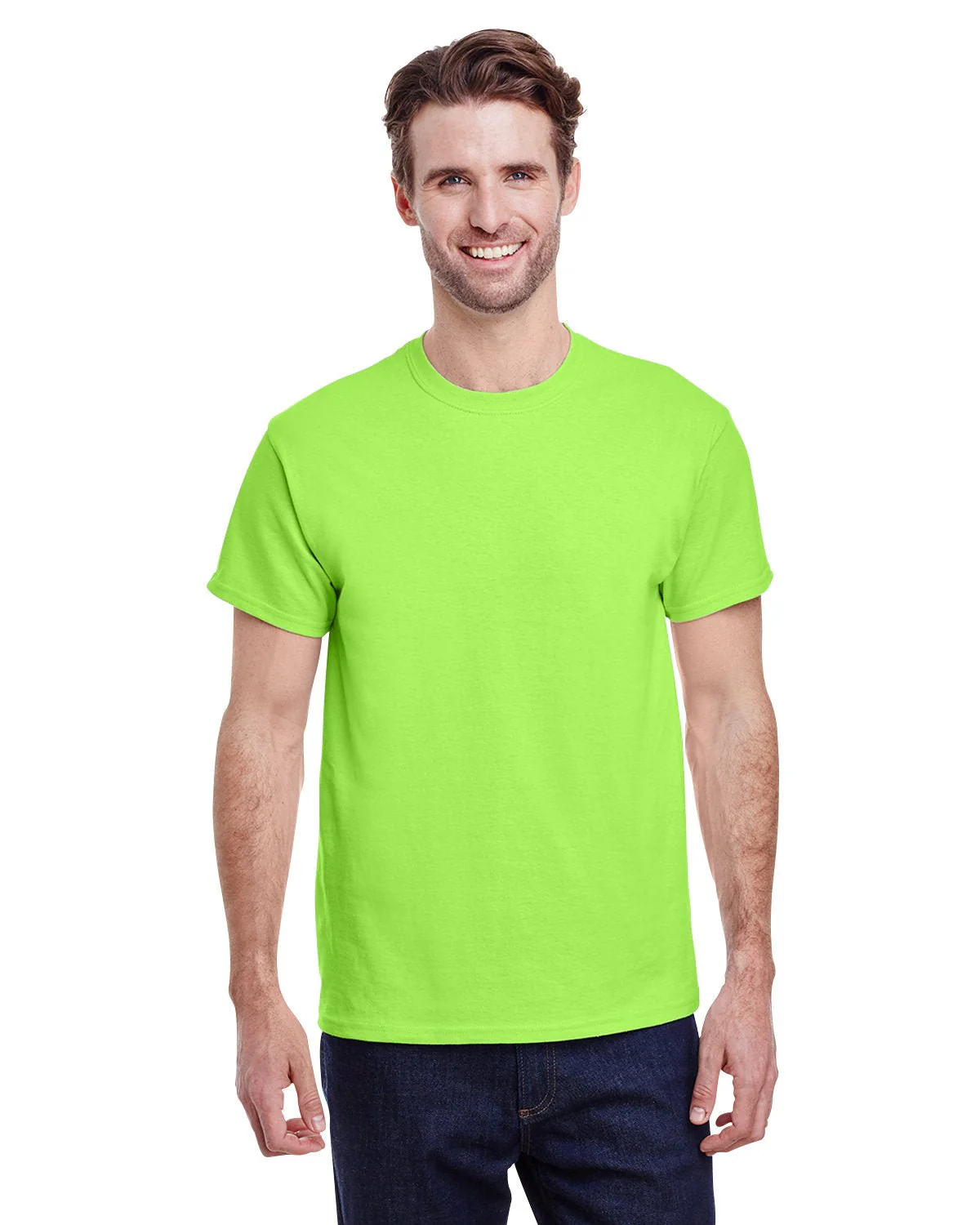 G500-Gildan-NEON GREEN - Cheap-Us