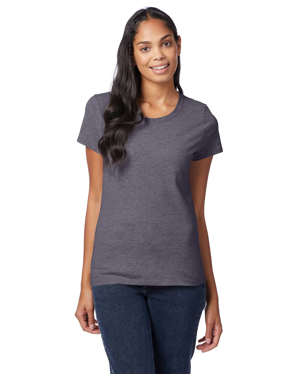 SL04-Hanes-CHARCOAL HEATHER - Cheap-Us