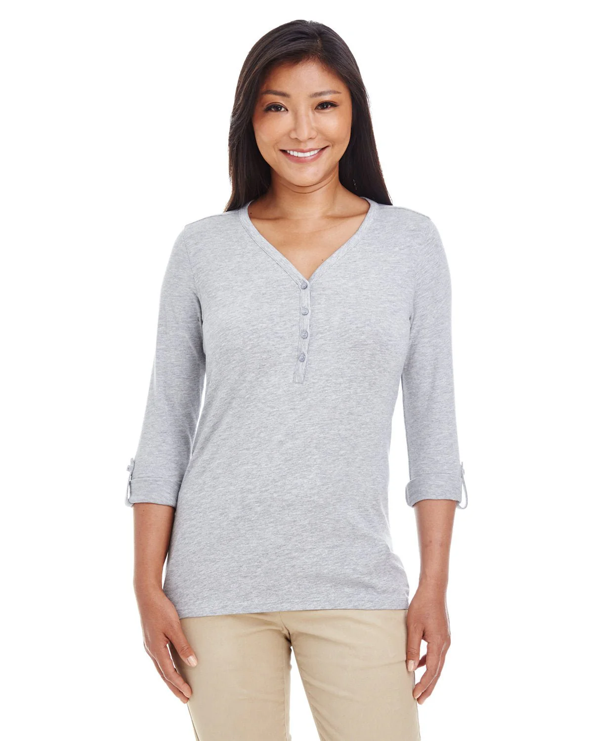 DP186W-Devon & Jones-GREY HEATHER - Cheap-Us