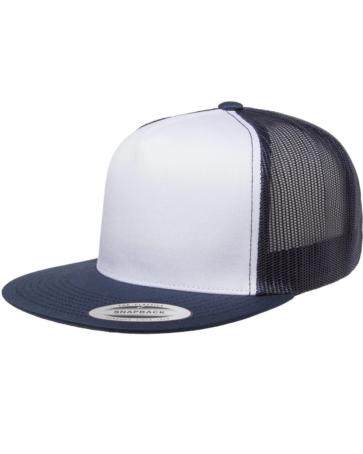 6006W-Yupoong-NAVY/ WHT/ NAVY - Cheap-Us