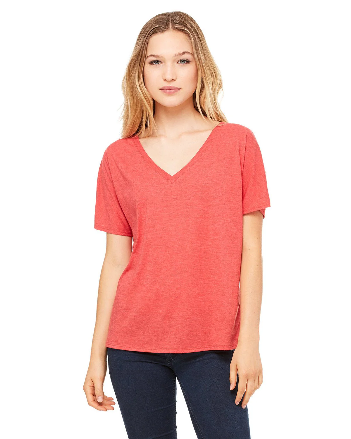 8815-Bella + Canvas-RED TRIBLEND - Cheap-Us
