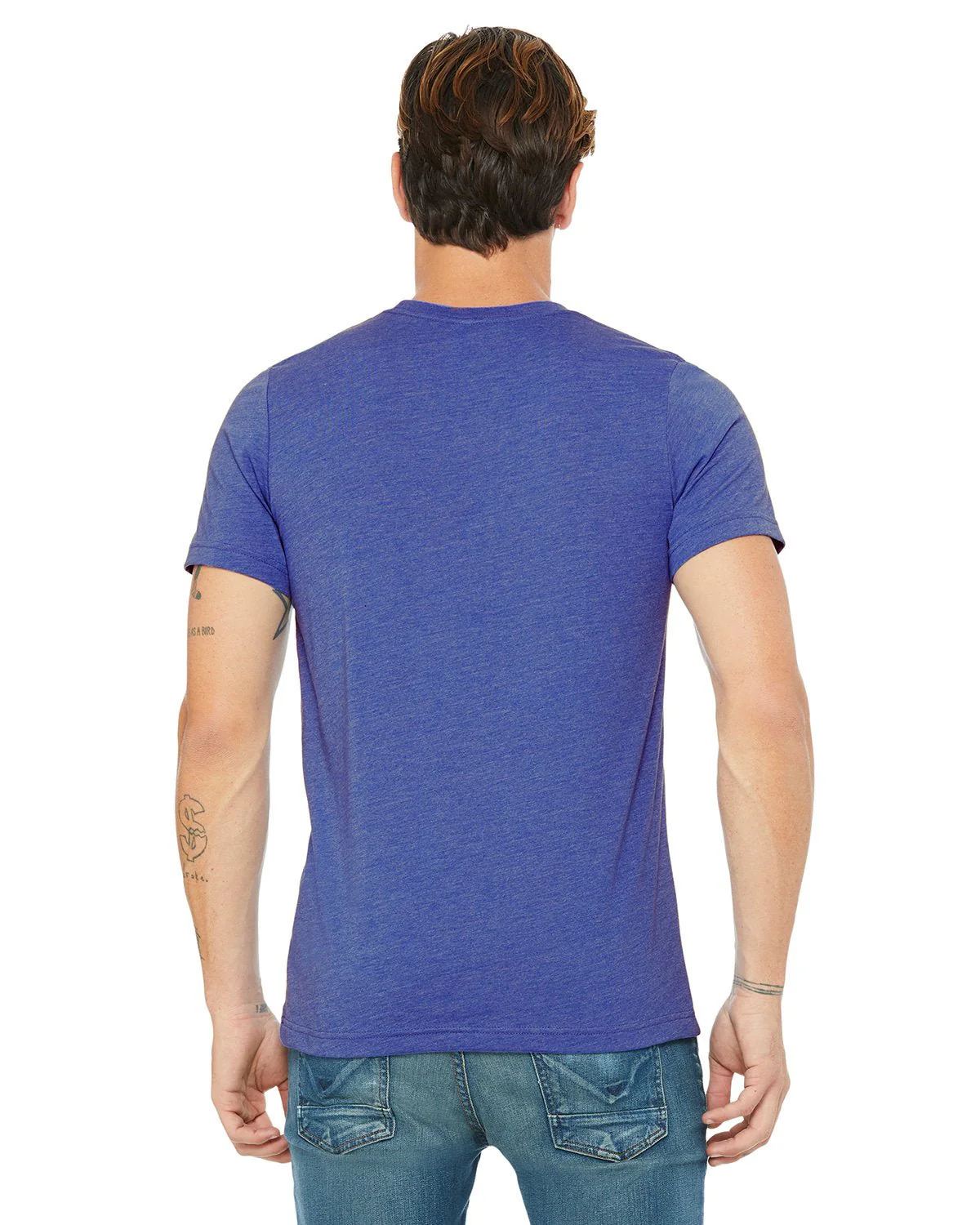 3001CVC-Bella + Canvas-HTHR TRUE ROYAL - Cheap-Us