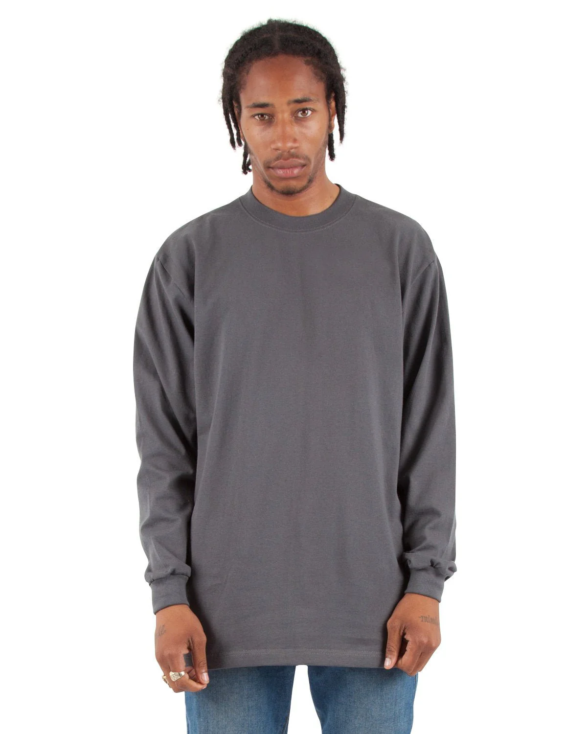 SHMHLS-Shaka Wear Drop Ship-DARK GREY - Cheap-Us