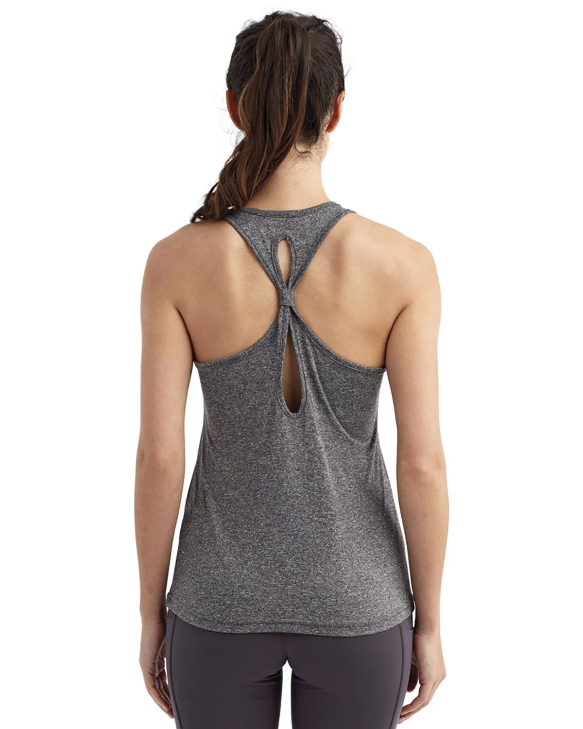 TD042-TriDri-BLACK MELANGE - Cheap-Us