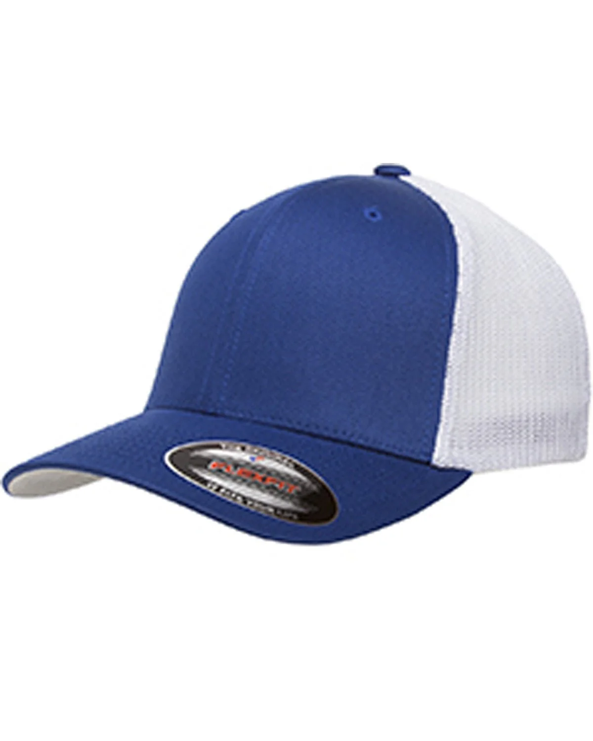 6511-Flexfit-ROYAL/ WHITE - Cheap-Us