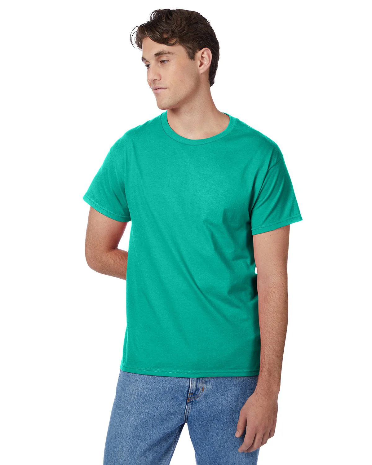 5250T-Hanes-KELLY GREEN - Cheap-Us