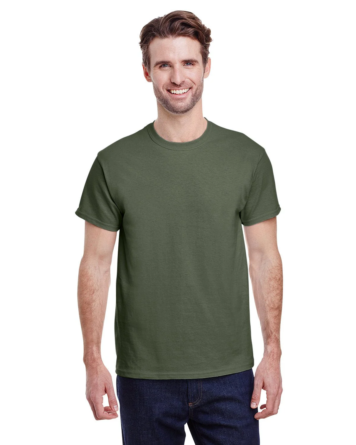 G500-Gildan-MILITARY GREEN - Cheap-Us