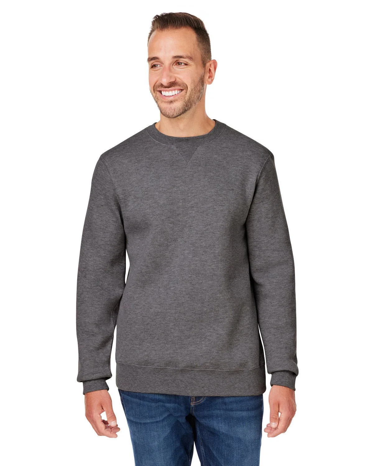8424JA-J America-CHARCOAL HEATHER - Cheap-Us