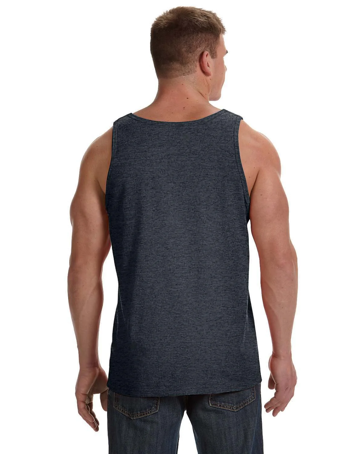 39TKR-Fruit of the Loom-BLACK HEATHER - Cheap-Us