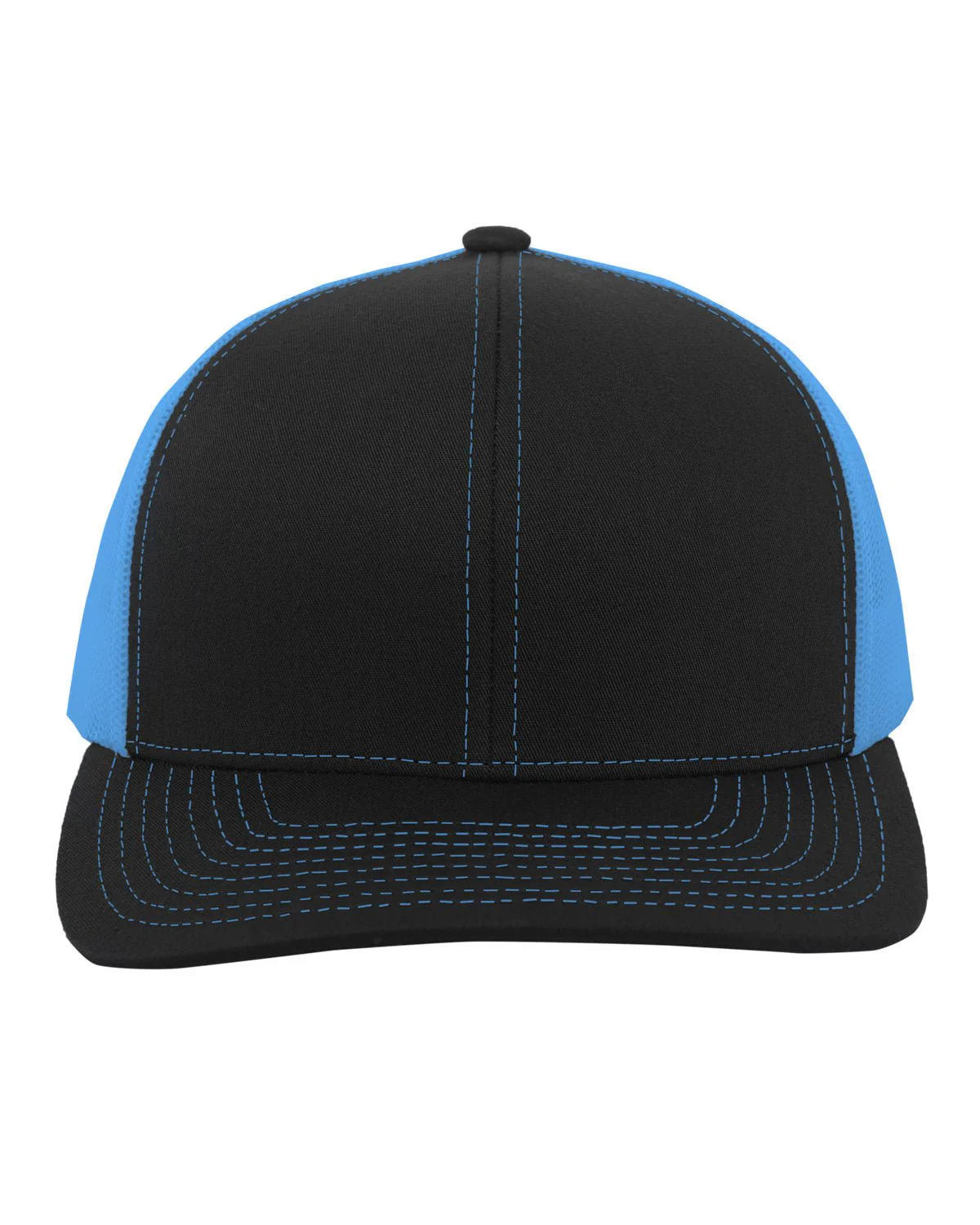 104C-Pacific Headwear-BLACK/ NEON BLUE - Cheap-Us