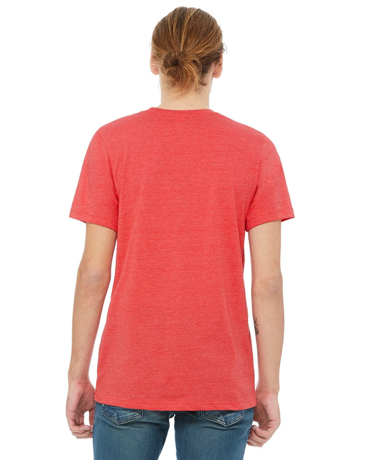 3021-Bella + Canvas-HTHR RED/ DP HTH - Cheap-Us