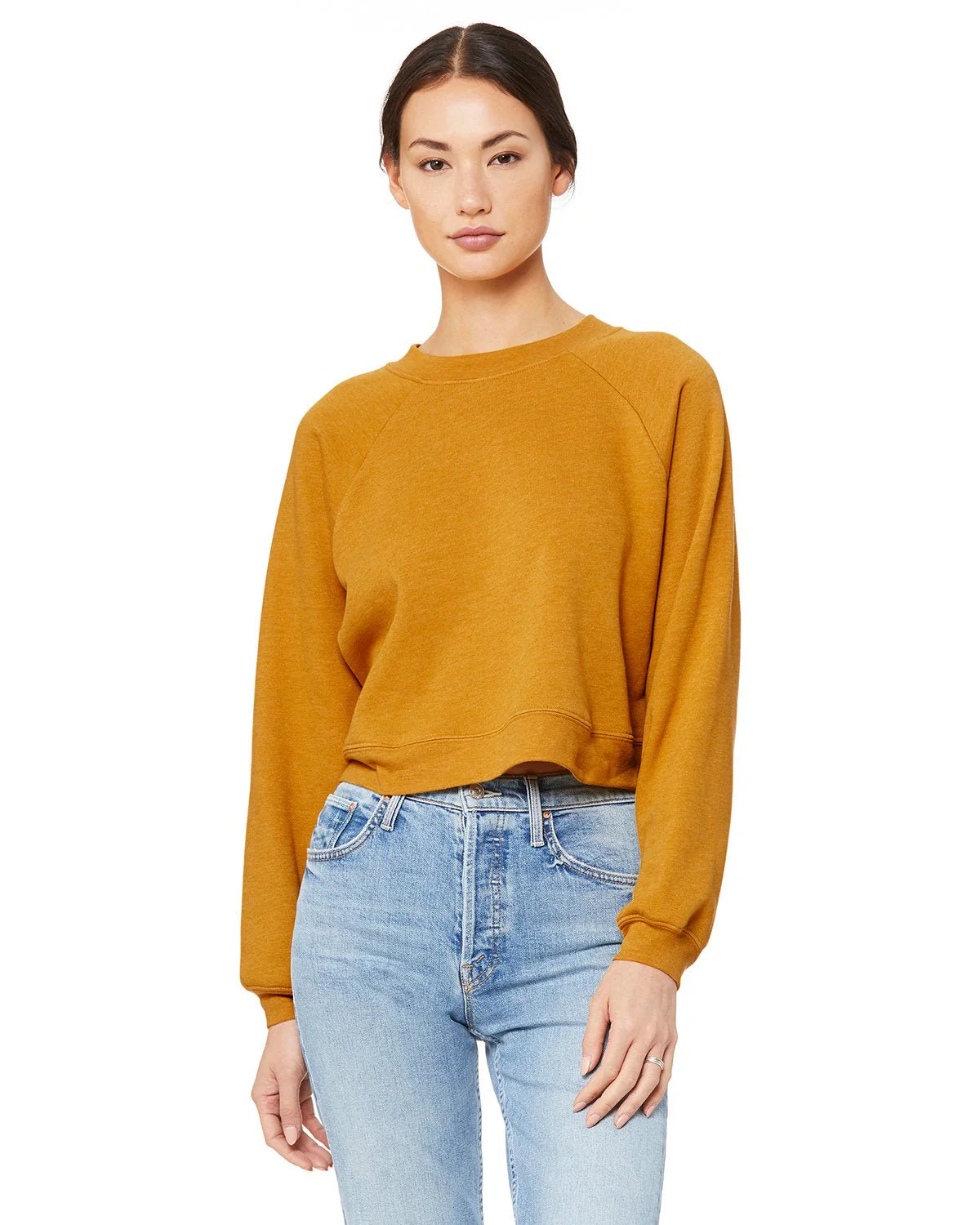 B7505-Bella + Canvas-HEATHER MUSTARD - Cheap-Us