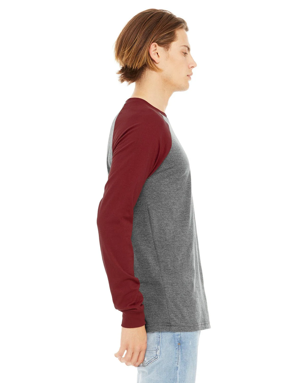 3000C-Bella + Canvas-DP HTHR/ CARDNAL - Cheap-Us