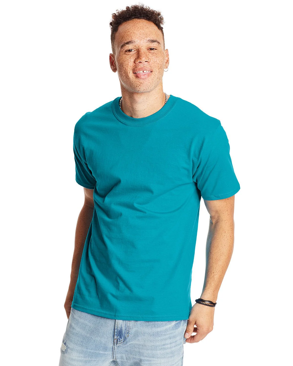 5180-Hanes-TEAL - Cheap-Us