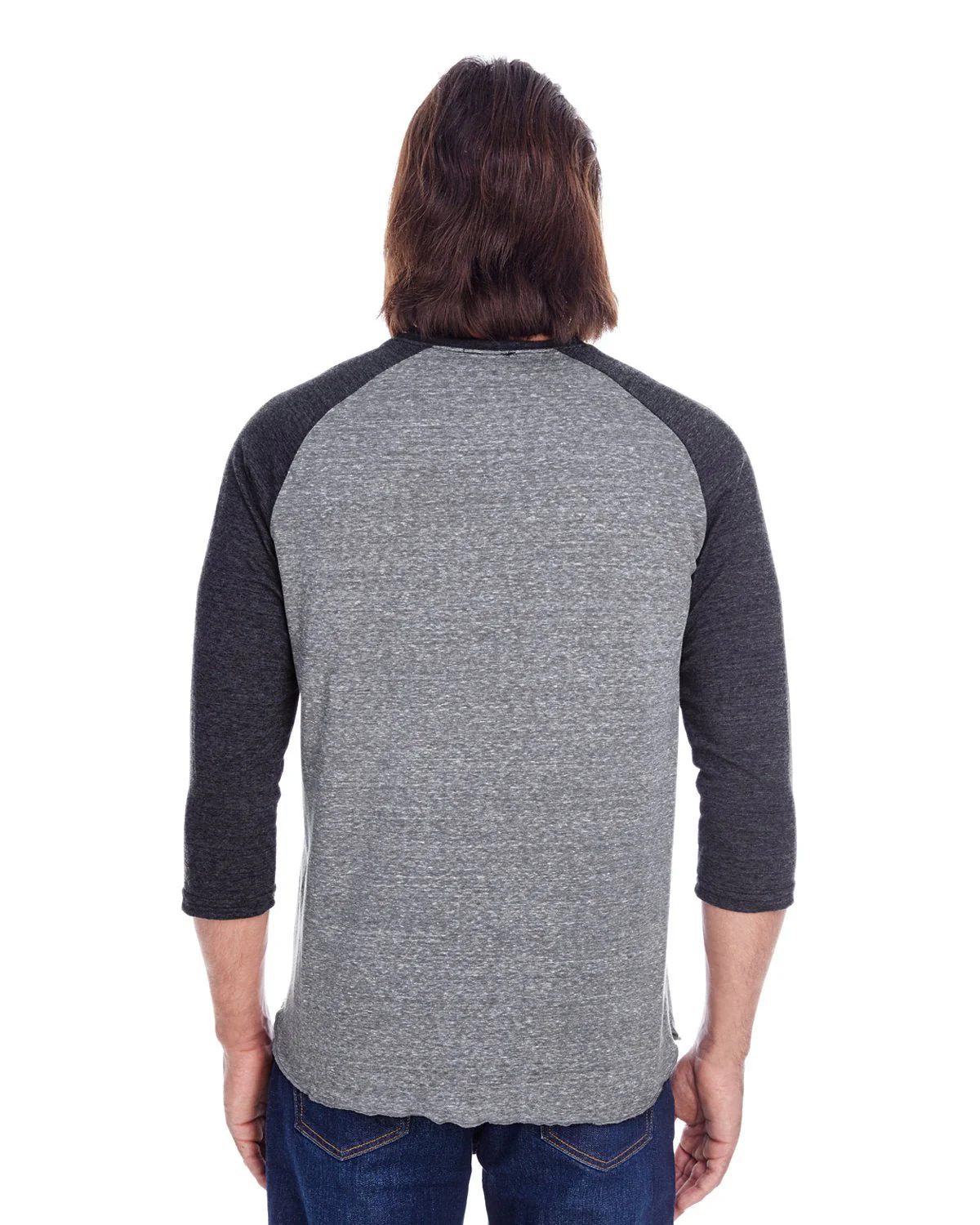 302G-Threadfast Apparel-GREY/ BLACK TRIB - Cheap-Us
