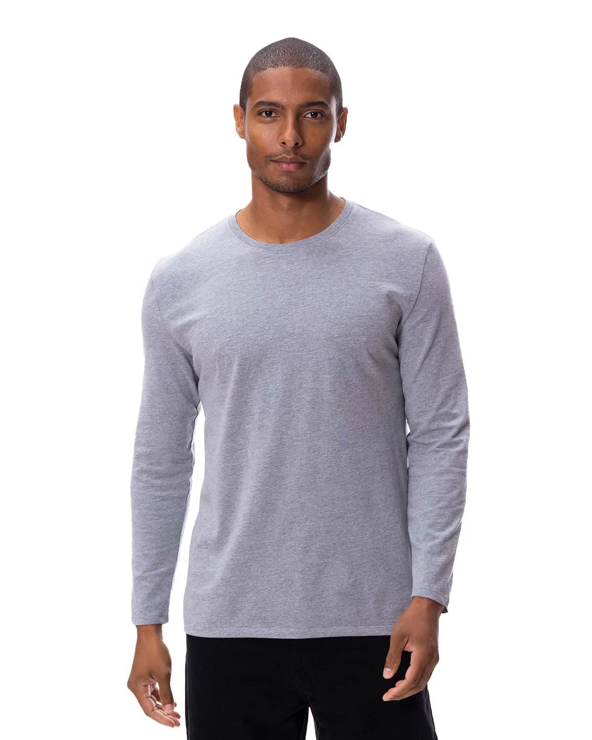 180LS-Threadfast Apparel-HEATHER GREY - Cheap-Us