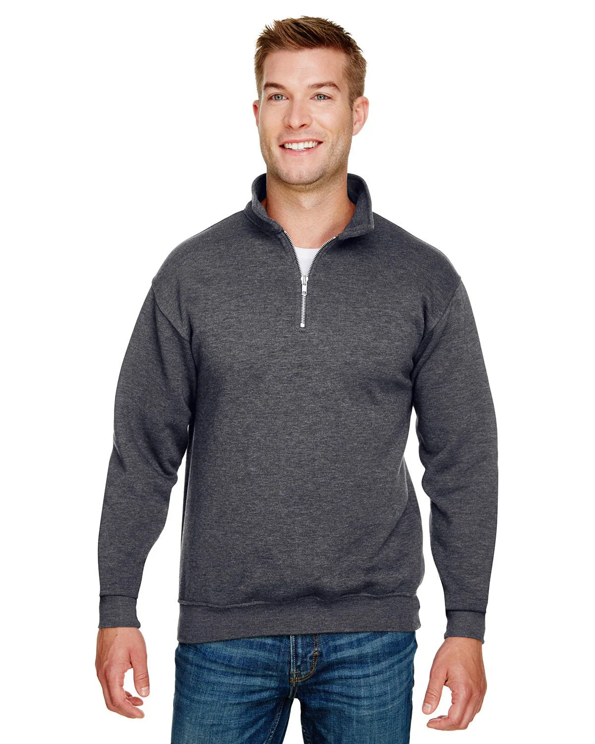 BA920-Bayside-CHARCOAL HEATHER - Cheap-Us