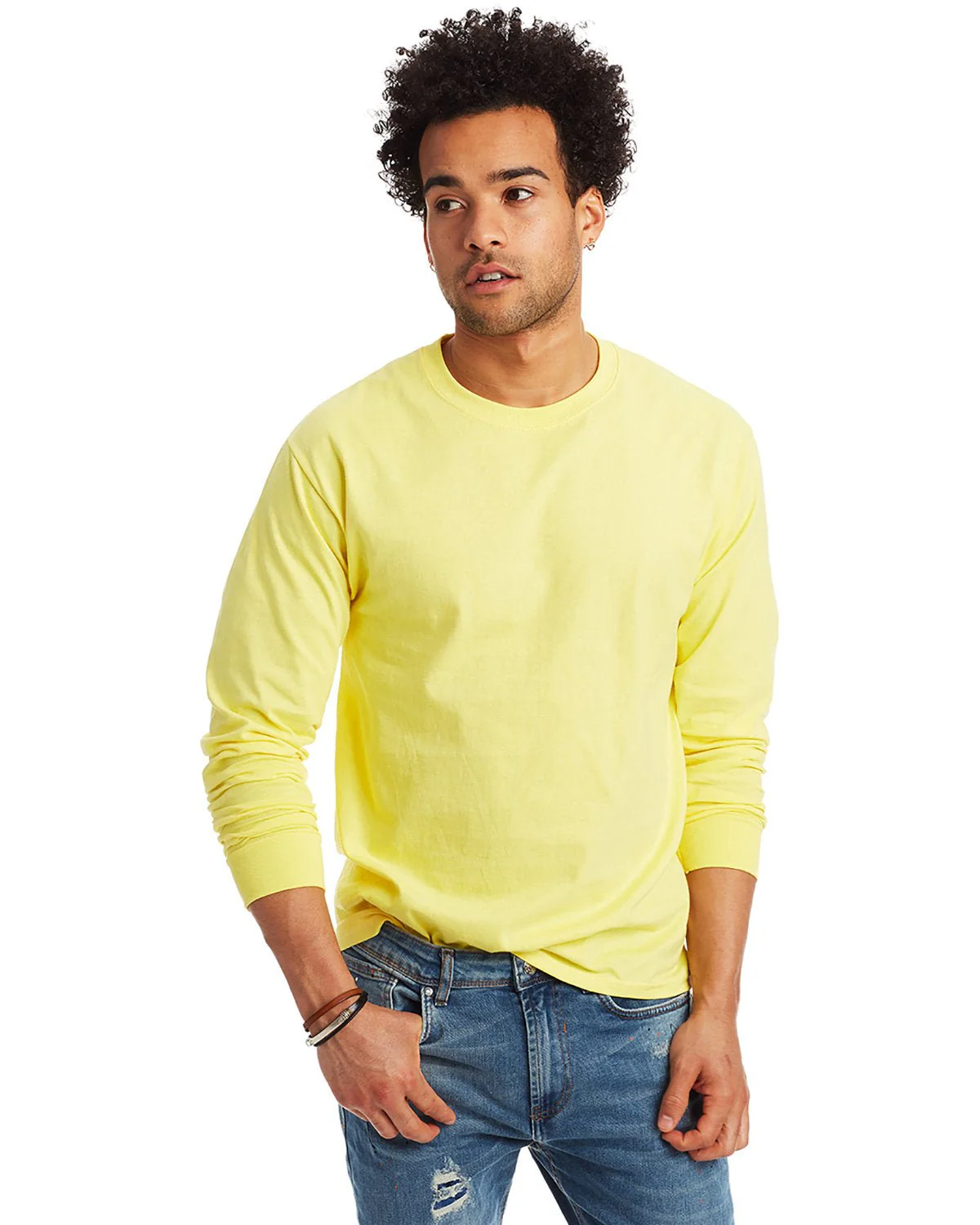 5586-Hanes-YELLOW - Cheap-Us
