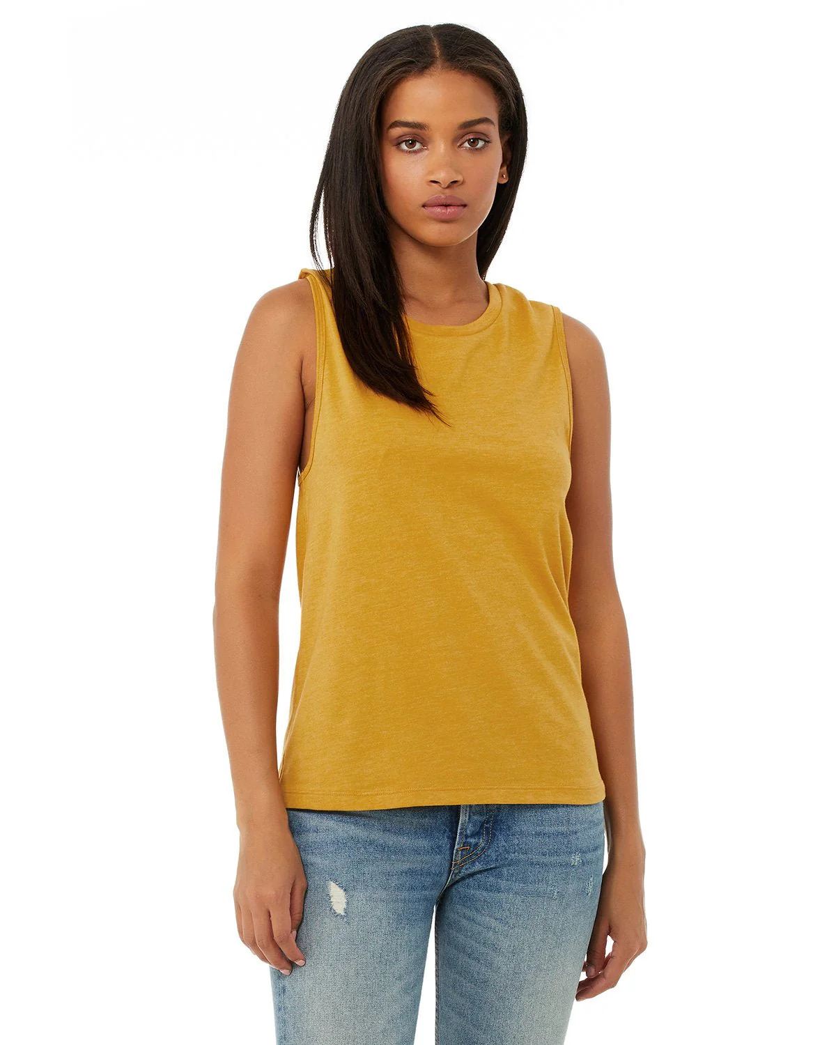 B6003-Bella + Canvas-HEATHER MUSTARD - Cheap-Us