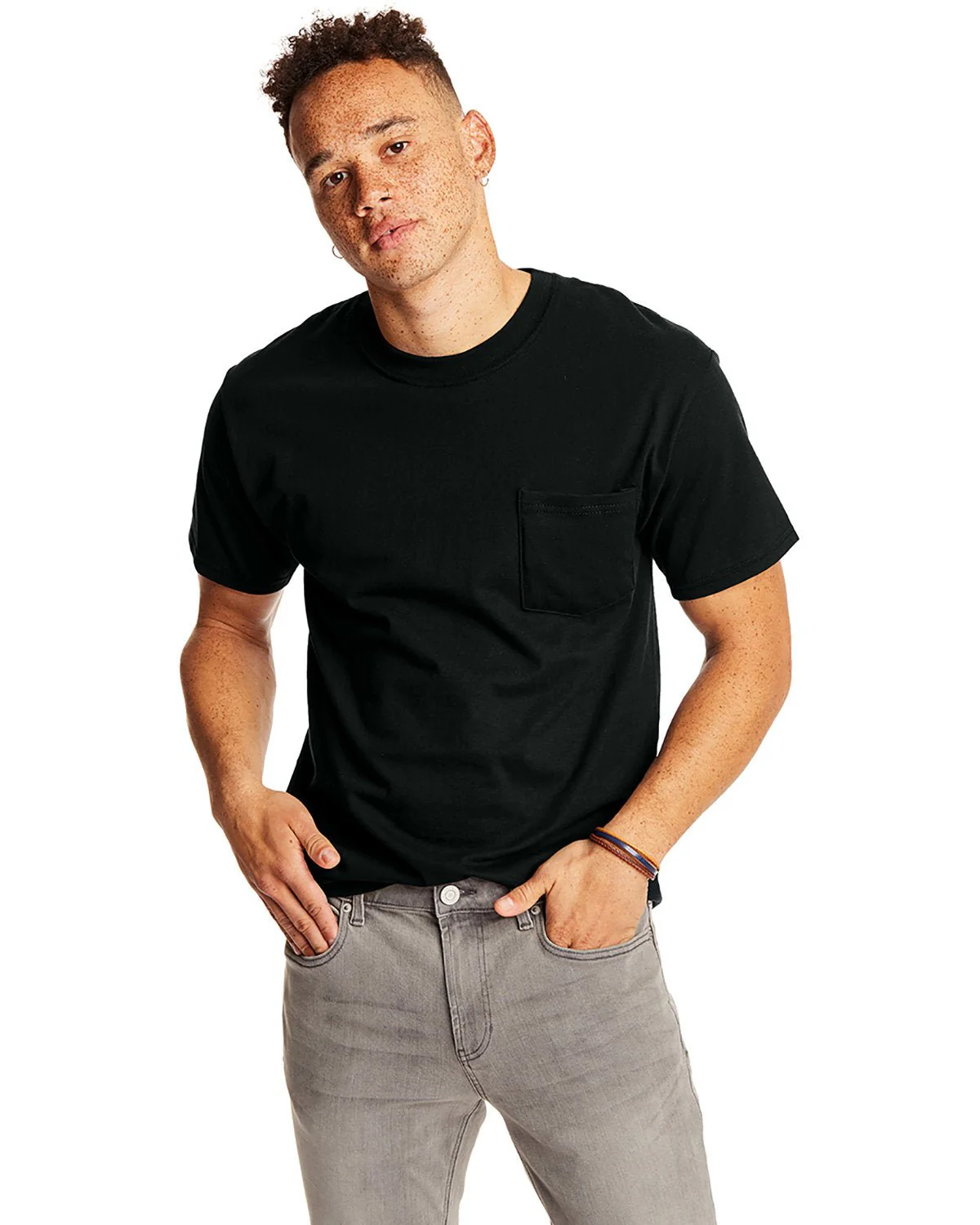 5190P-Hanes-BLACK - Cheap-Us