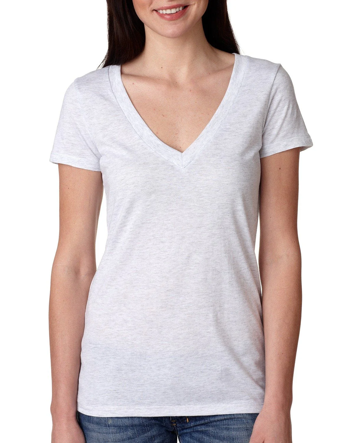 6740-Next Level Apparel-HEATHER WHITE - Cheap-Us