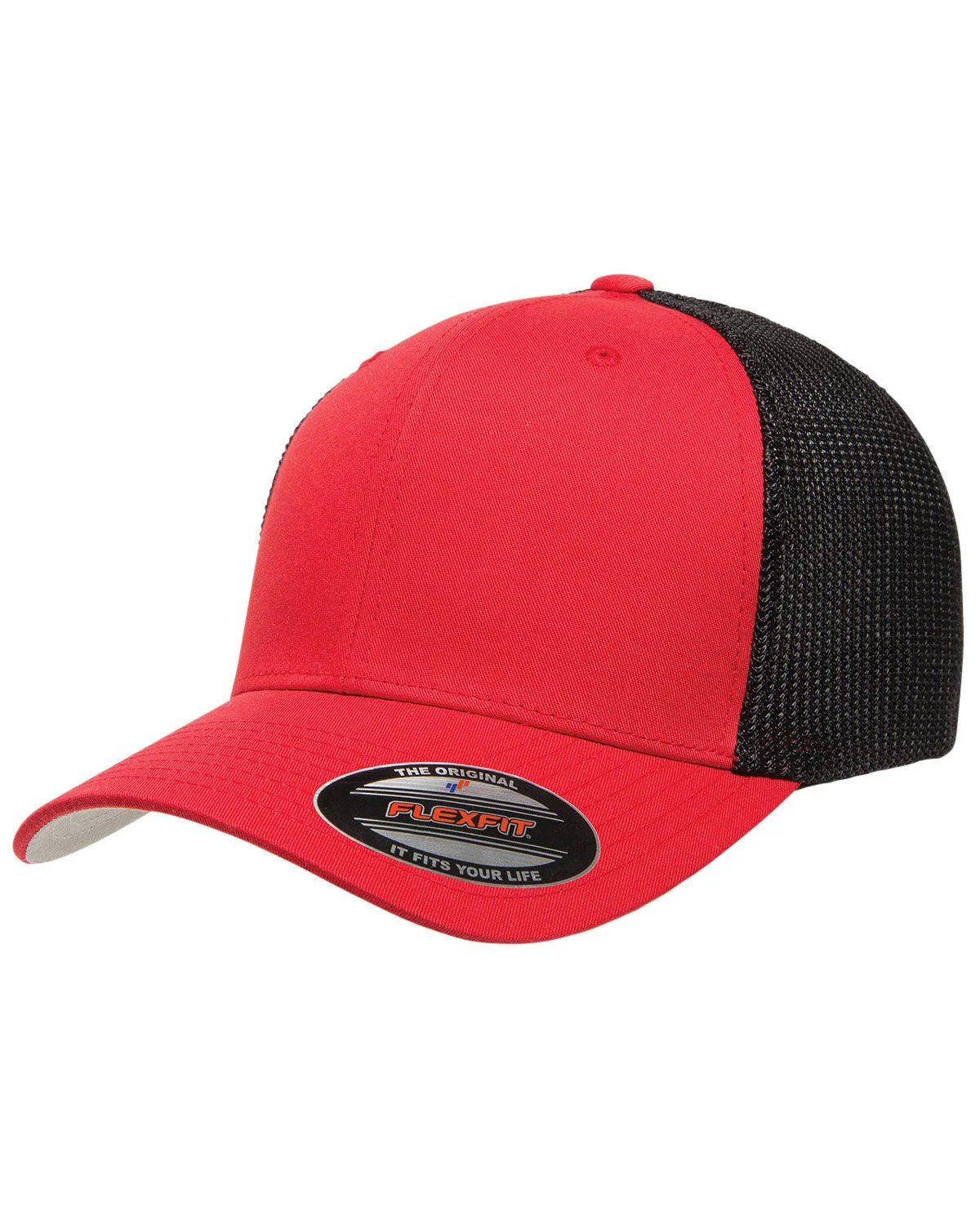 6511-Flexfit-RED/ BLACK - Cheap-Us