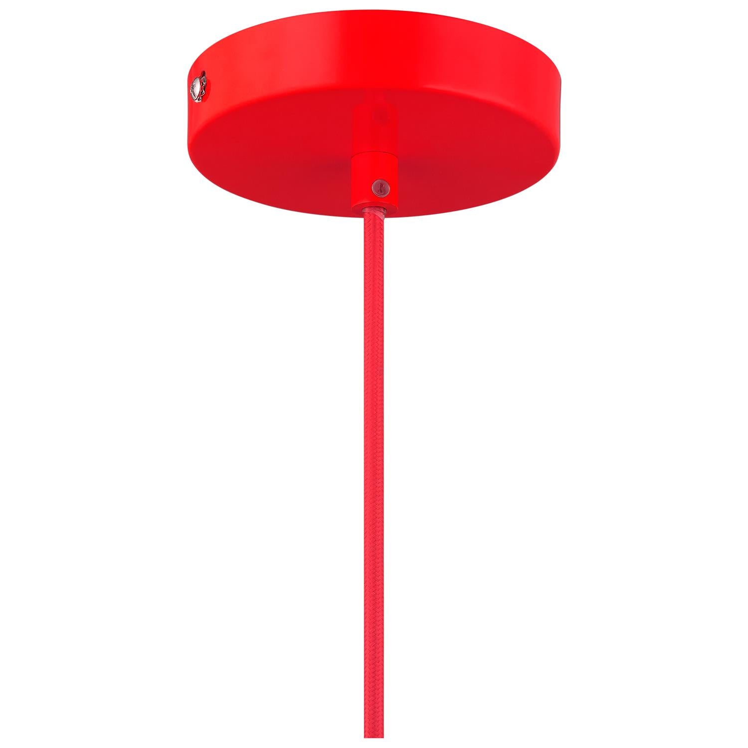 Sunlite CF/PD/V/R Red Vega Residential Ceiling Pendant Light Fixtures With Medium (E26) Base - Cheap-Us