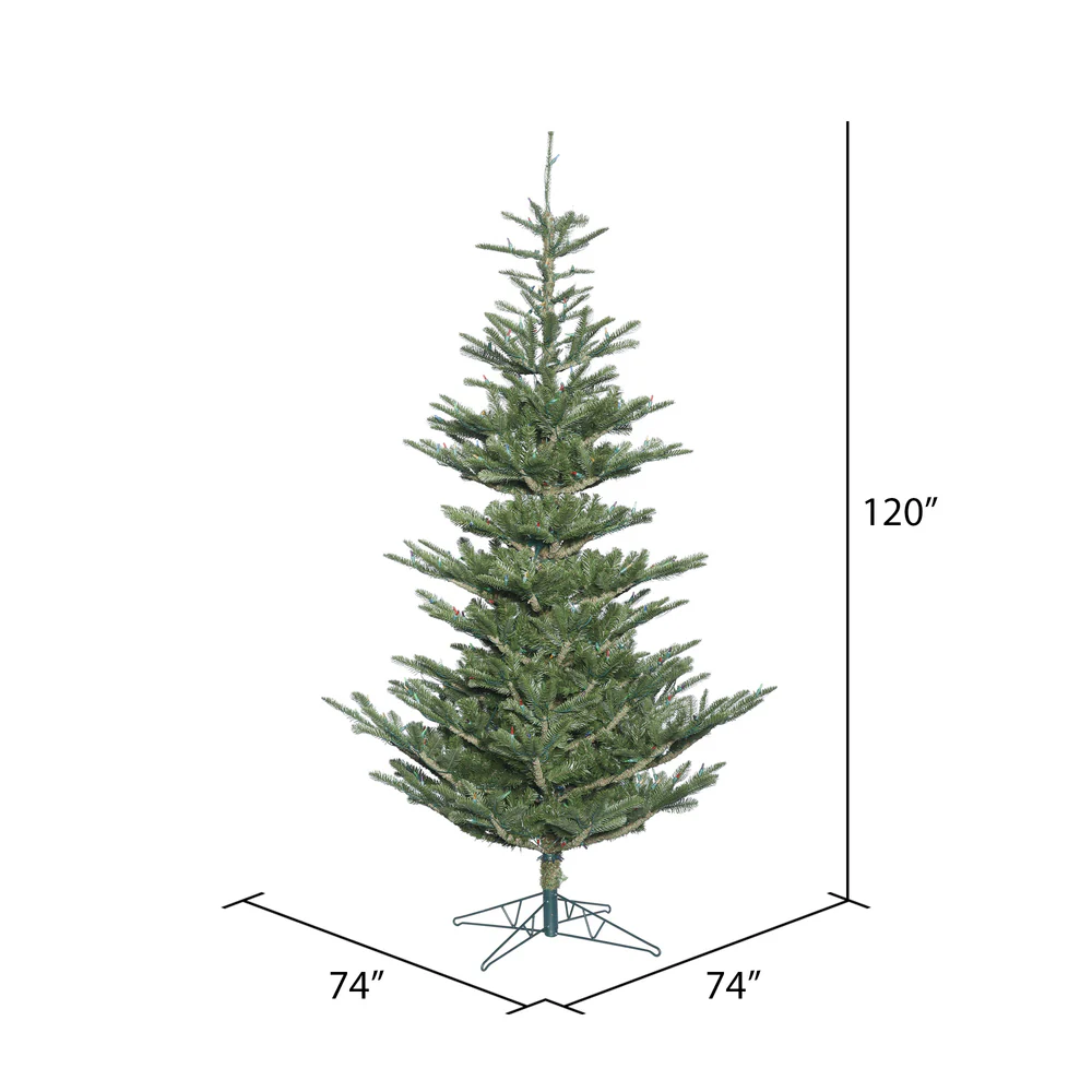 Vickerman 10' Alberta Spruce Artificial Christmas Tree Unlit - Cheap-Us